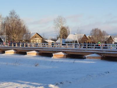 Мост на реке Тихманьге