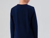 Фуфайка трикотажная для мальчиков (футболка с длинными рукавами)