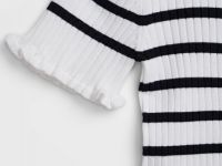 Джемпер с коротким рукавом для девочек, Белый