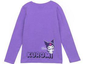 Фуфайка трикотажная для девочек (футболка с длинными рукавами)