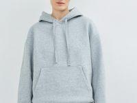 Флисовое худи, Серый