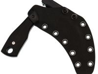 Нож Barmaley Knives Grim Серп серрейтор, сталь Aus-10 Co, рукоять G-10 черная