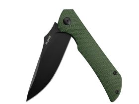 Нож складной Ruike P123-MG, сталь 14C28N, рукоять микарта, зеленый