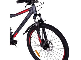 Горный велосипед Stels Navigator 710 MD 27.5 V020, год 2025, цвет Серый-Зеленый, ростовка 18