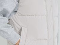 Жилетка с капюшоном, Бежевый