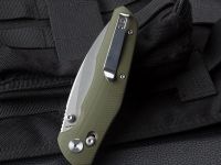 Нож складной Bestechman Ronan, сталь 14C28N, рукоять G10, зеленый