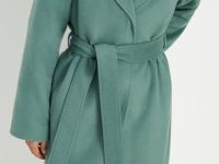 Пальто oversize силуэта с шерстью