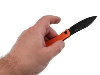 Складной нож Sanrenmu 7315-GJ, сталь 12С27, рукоять G10, оранжевый