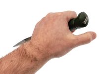 Тактический нож Kizlyar Supreme Combat SW, сталь AUS-10Co, рукоять Kraton, оливковый