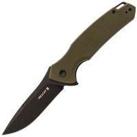 Складной нож Mr.Blade Hellcat Mini blackwash, сталь VG-10, рукоять Olive G10