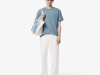 Мужская хлопковая футболка Lacoste с коротким рукавом