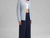 Брюки-палаццо с эластичным поясом