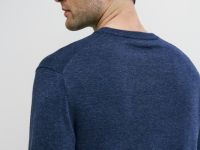 Базовый вязаный джемпер, Синий