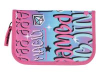 Пенал текстильный с наполнением для девочек
