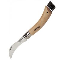 Нож грибной складной Opinel №8, нержавеющая сталь Sandvik 12C27, рукоять бук, картонная коробка