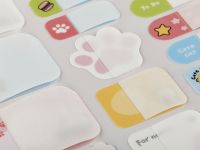 Наклейки бумажные для маркировки MESHU "Cute kittens", 11,5*20 см, пакет европодвес