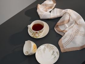 Платок шейный Divina, бежевый II