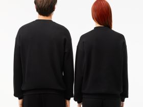 Флисовый свитшот Lacoste унисекс