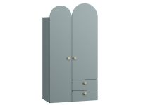 Шкаф детский Арчи 2-100x196 Серо-зеленый