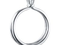 Помолвочное кольцо из белого золота с бриллиантом э4001кц07210865