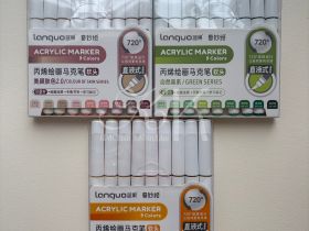 Набор маркеров акриловые Languo 207 цветов