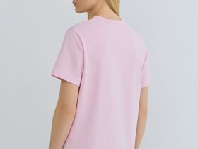 Футболка с принтом, Розовый
