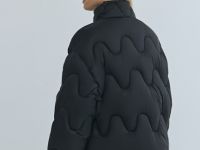 Короткая утеплённая куртка, Черный