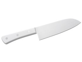 Набор кухонных ножей Hatamoto Sakana WJPS-002 "Поварская тройка", сталь AUS-8, рукоять ABS-пластик, белый