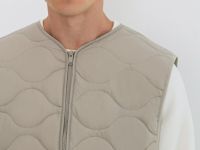 Стёганый утеплённый жилет, Серый