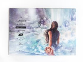 Альбом-склейка для акварели Малевичъ "Waterfall" А4 20 л 200 г