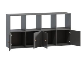 Стеллаж Кейн 1-149x75 Графитовый