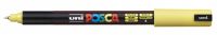 Маркер UNI "POSCA" PC-1MR, 0,7 мм, наконечник игольчатый, цвет желтый