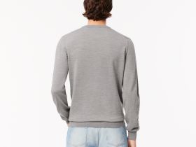 Мужской свитер Lacoste из шерсти мериноса