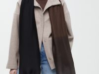 Палантин из вискозы и хлопка