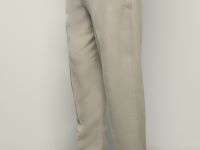 Брюки прямого кроя с добавлением льна