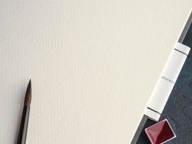 Скетчбук для акварели Малевичъ "Veroneze" 20 л 300 г, 70% хлопок, серый, среднее зерно