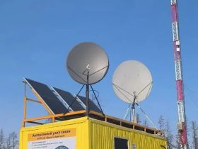 Спутниковый узел связи на автозимнике «Яна» ввели в Якутии
