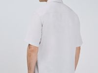 Рубашка из структурной ткани, Бежевый