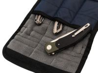 Сумка для 6 ножей с замком KTB, темно-синяя