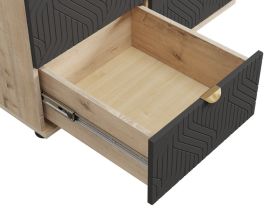 Тумба Монблан 93x76 Косы Графитовый/Дуб Ирландский