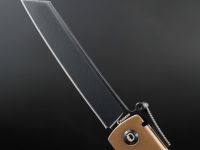 Нож Daggerr Higonokami blackwash, сталь VG-10, рукоять сталь, коричневый