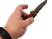 Складной нож CIVIVI Yonder, сталь Damascus, рукоять дерево