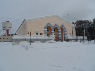 Здание водогрязелечебницы, где работал терапевт-курортолог Н.Г. Хорошавин