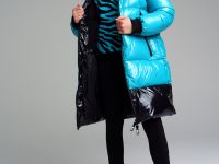 Пальто текстильное с полиуретановым покрытием для девочек