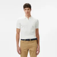 Мужское трикотажное поло Lacoste из хлопка