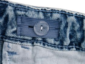 Шорты текстильные джинсовые для девочек