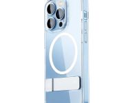 Чехол-накладка Wiwu Aurora Series Magsafe для Apple iPhone 14 Pro пластиковый с подставкой (прозрачный)