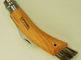 Нож грибной складной Opinel №8, нержавеющая сталь Sandvik 12C27, рукоять бук, картонная коробка