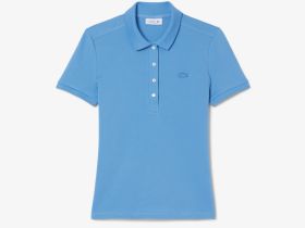 Женское поло Lacoste приталенного кроя из эластичного хлопка