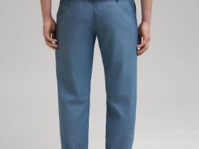 Брюки полуприлегающего кроя со льном